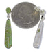 Turquoise Southwestern Silver Earrings EX31691